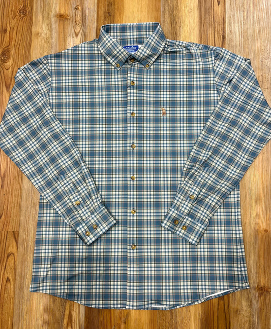 Inkwell Spruce Plaid Button Down