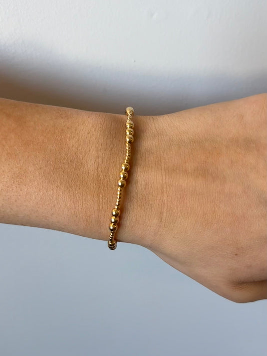 Gold Beaded Bracelet