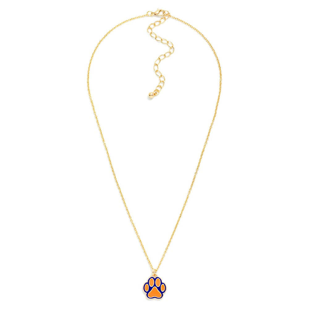 Tiger Paw Pendant Necklace