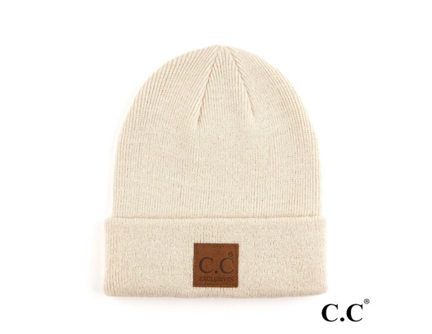 Unisex Classic Oversized Logo CC Beanie