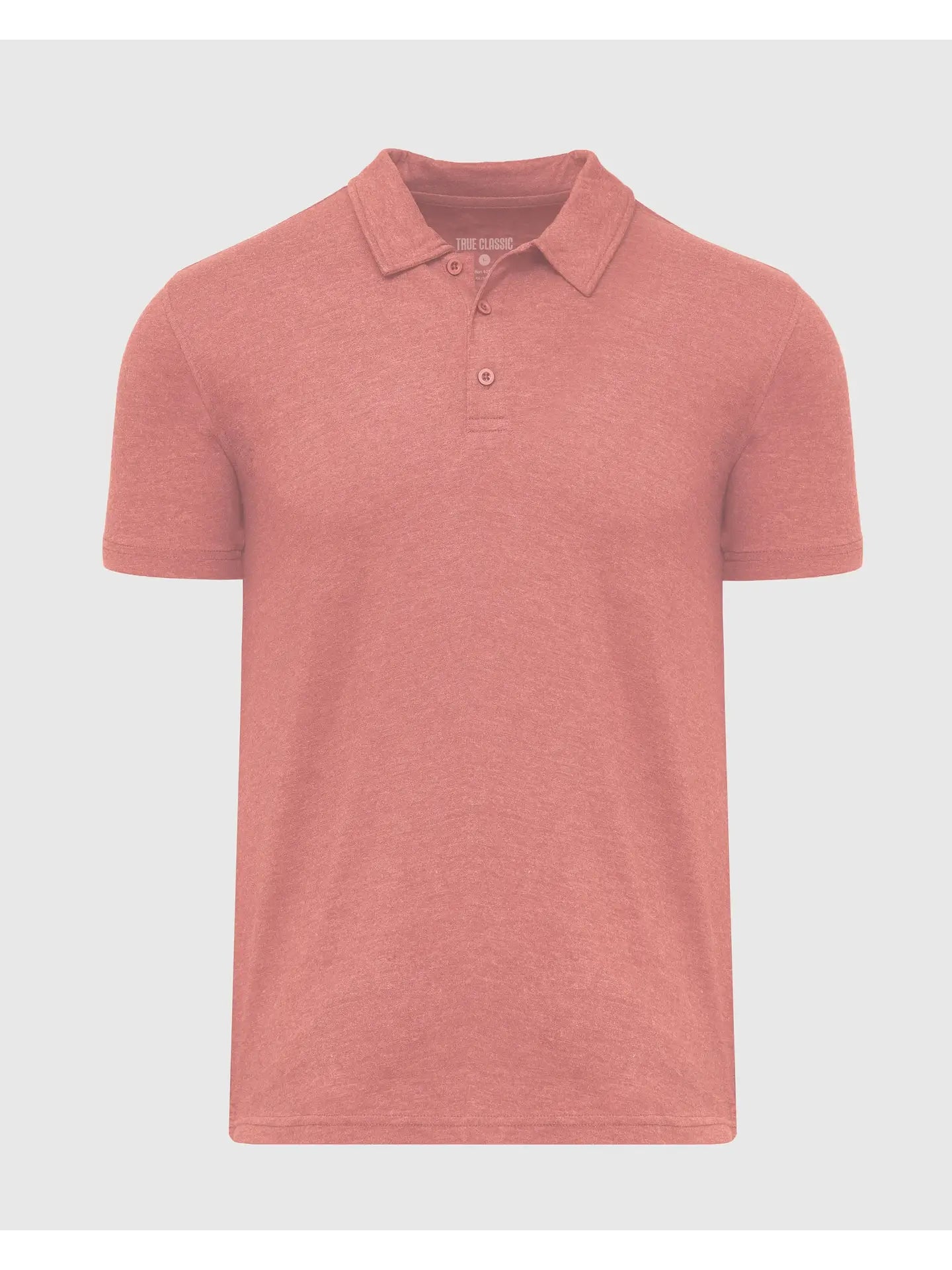 Short Sleeve Polo | Heather Cayenne