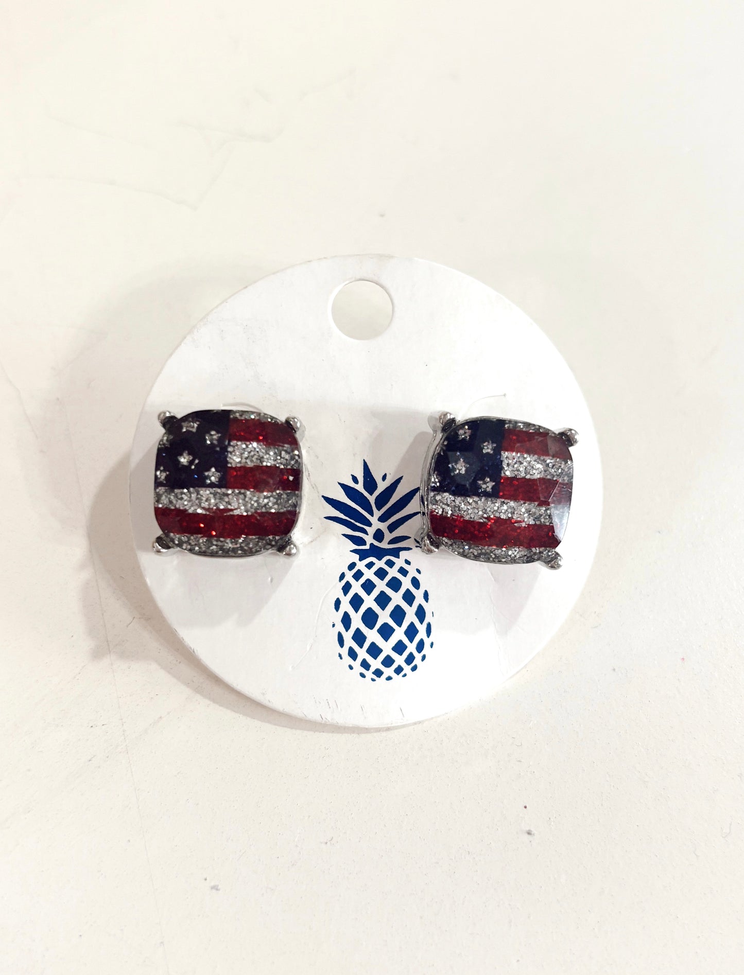 Square Flag Earrings