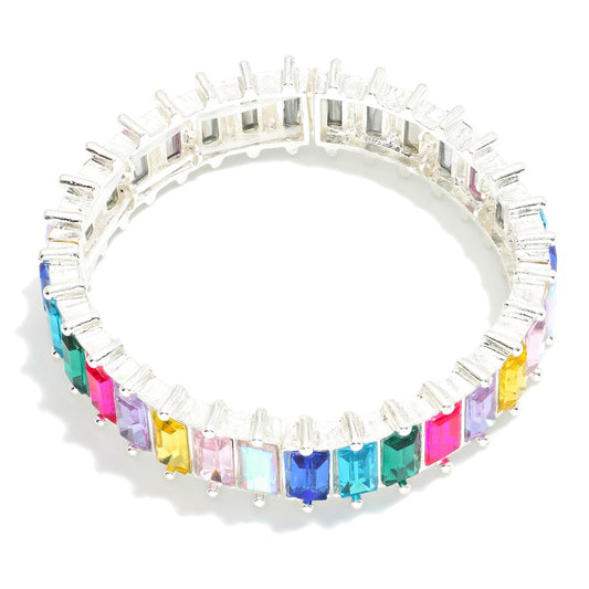 Glass Crystal Stretch Bracelet