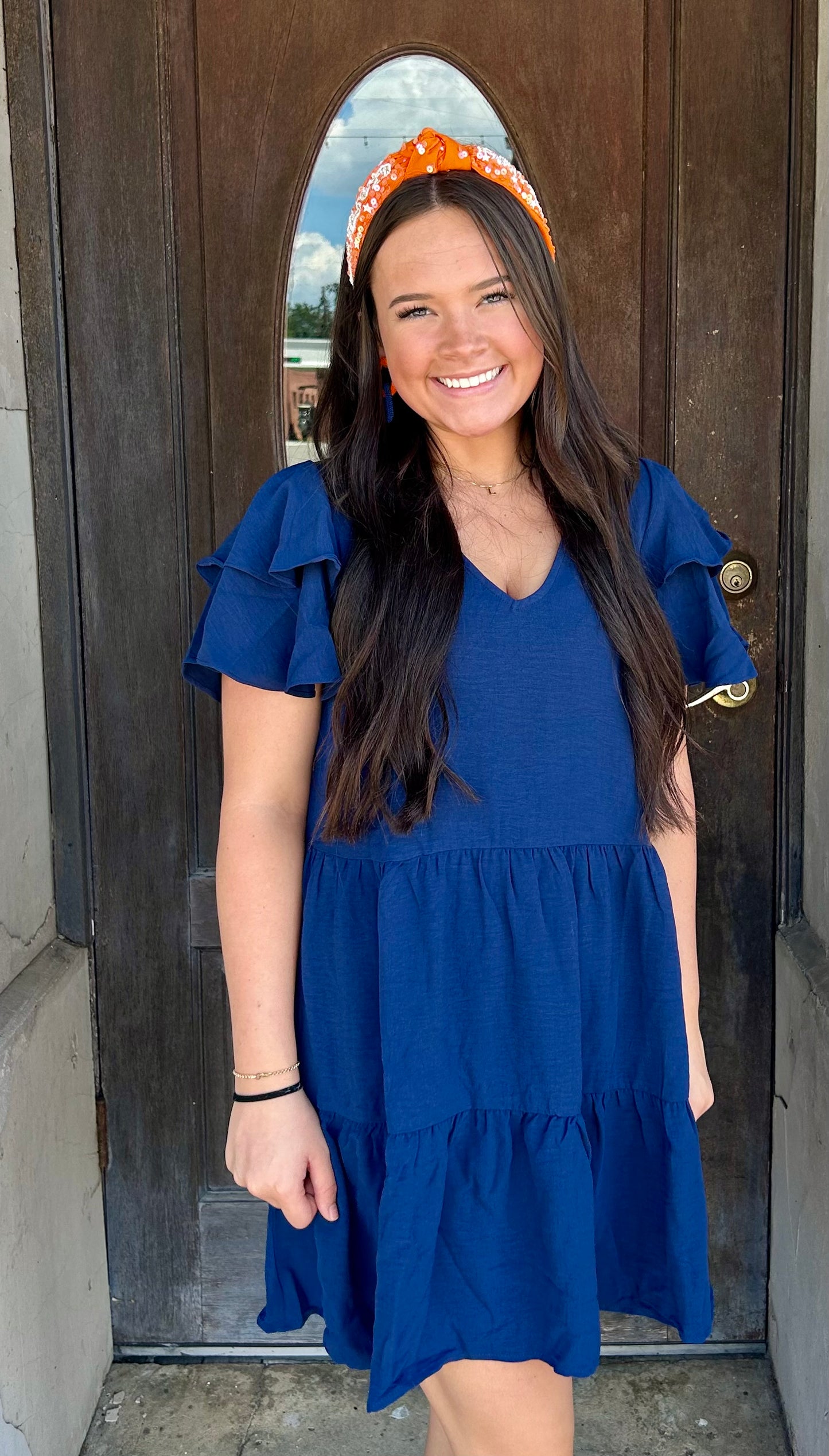 Flutter Sleeve Dress