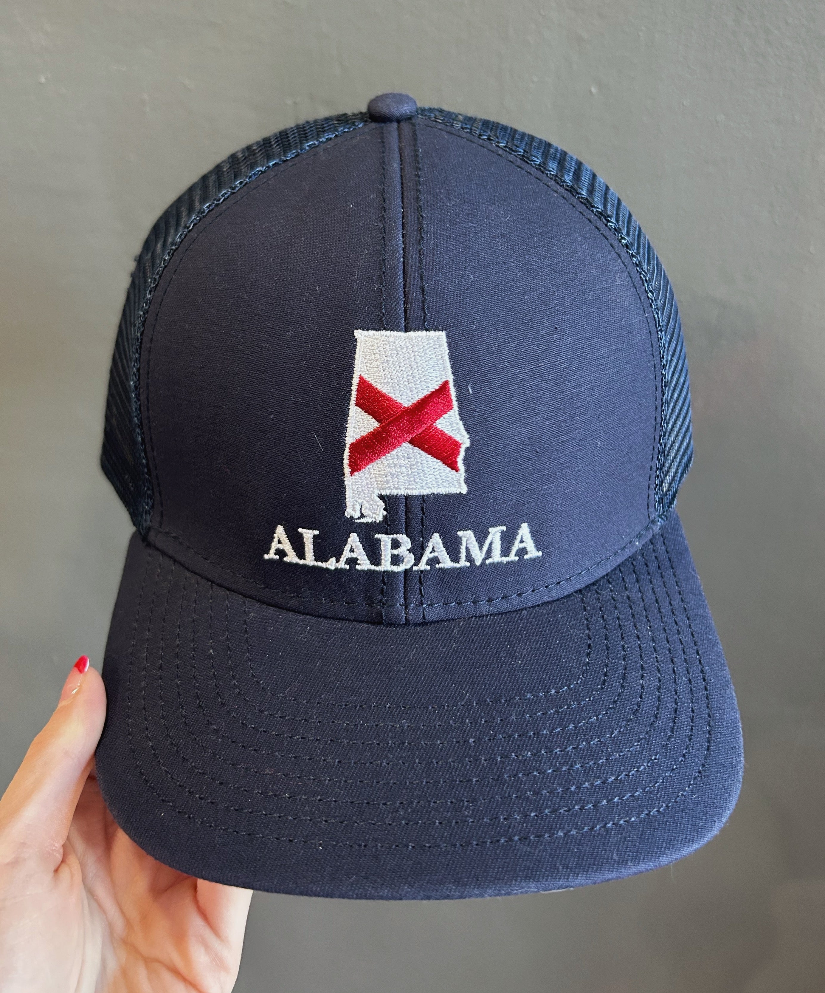 Navy Alabama Hat