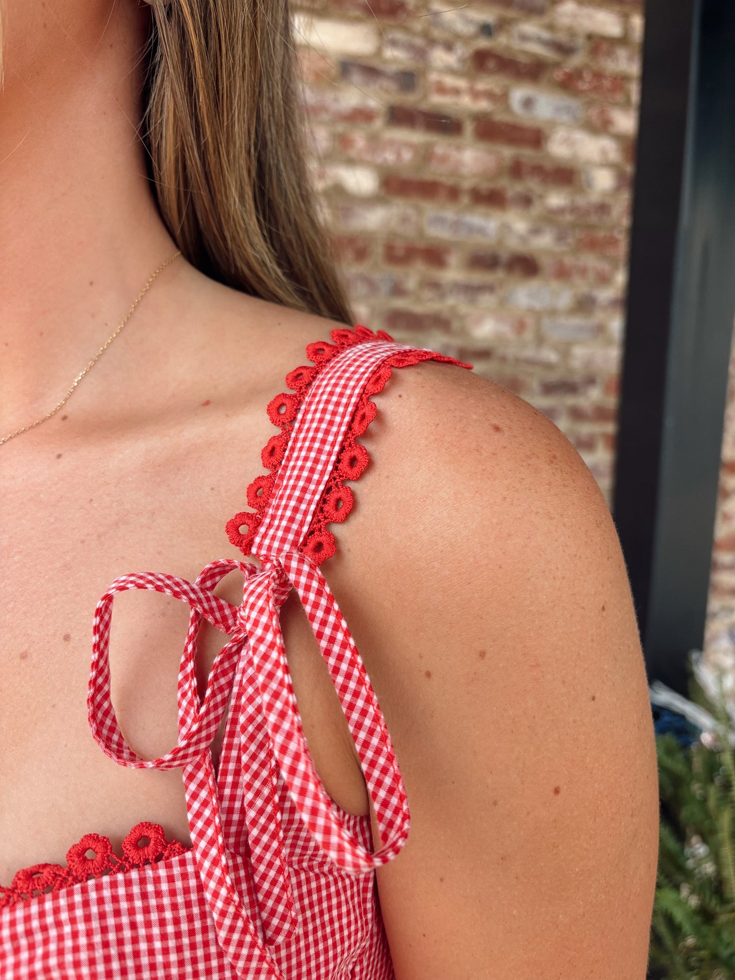 Sweetheart Gingham Dress