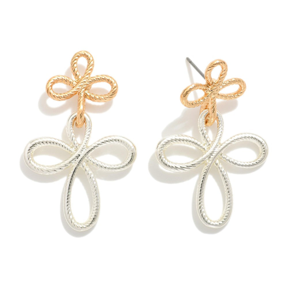 Infinity Clover Earring