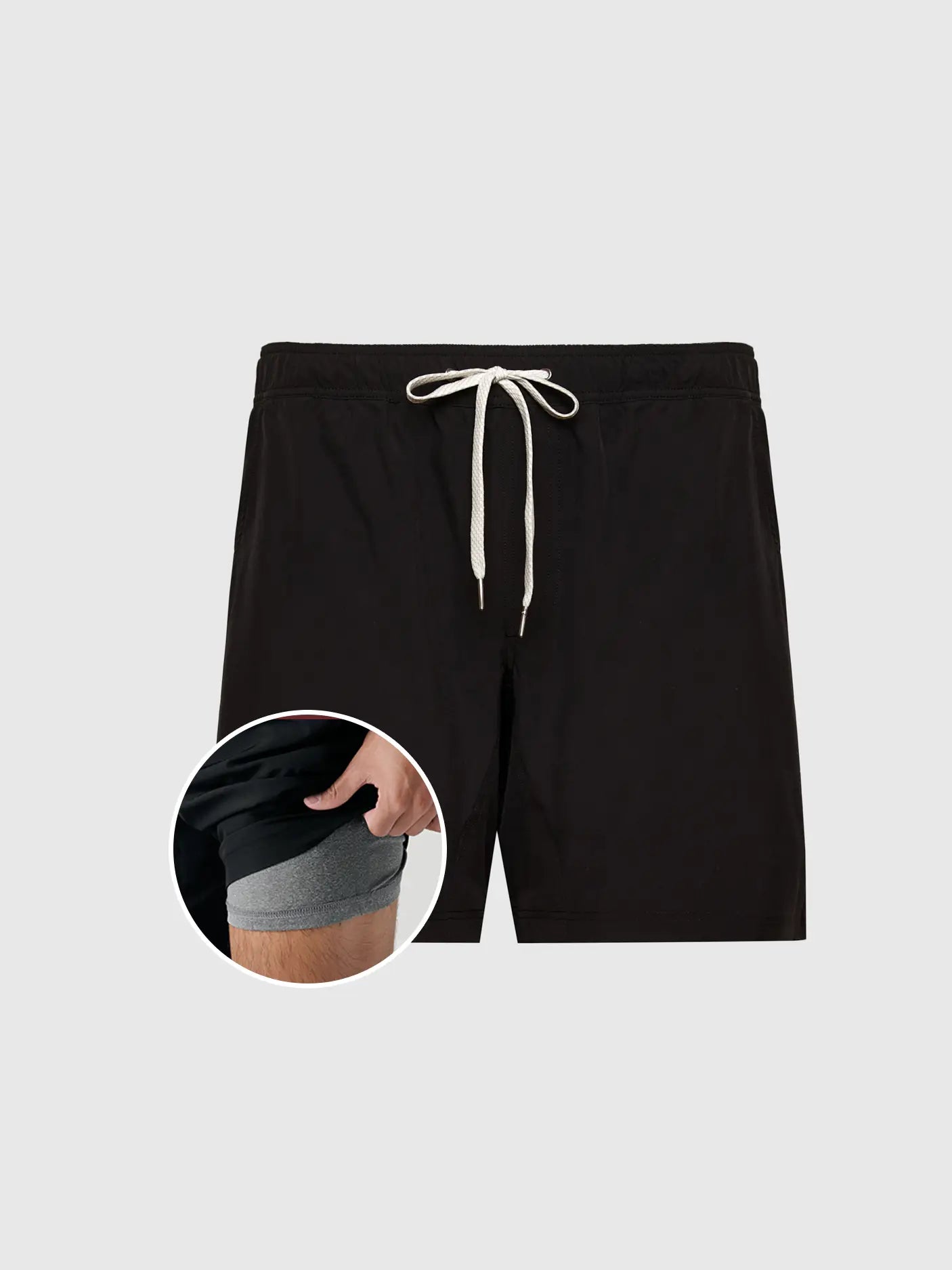 Quick Dry Active Shorts With Liner