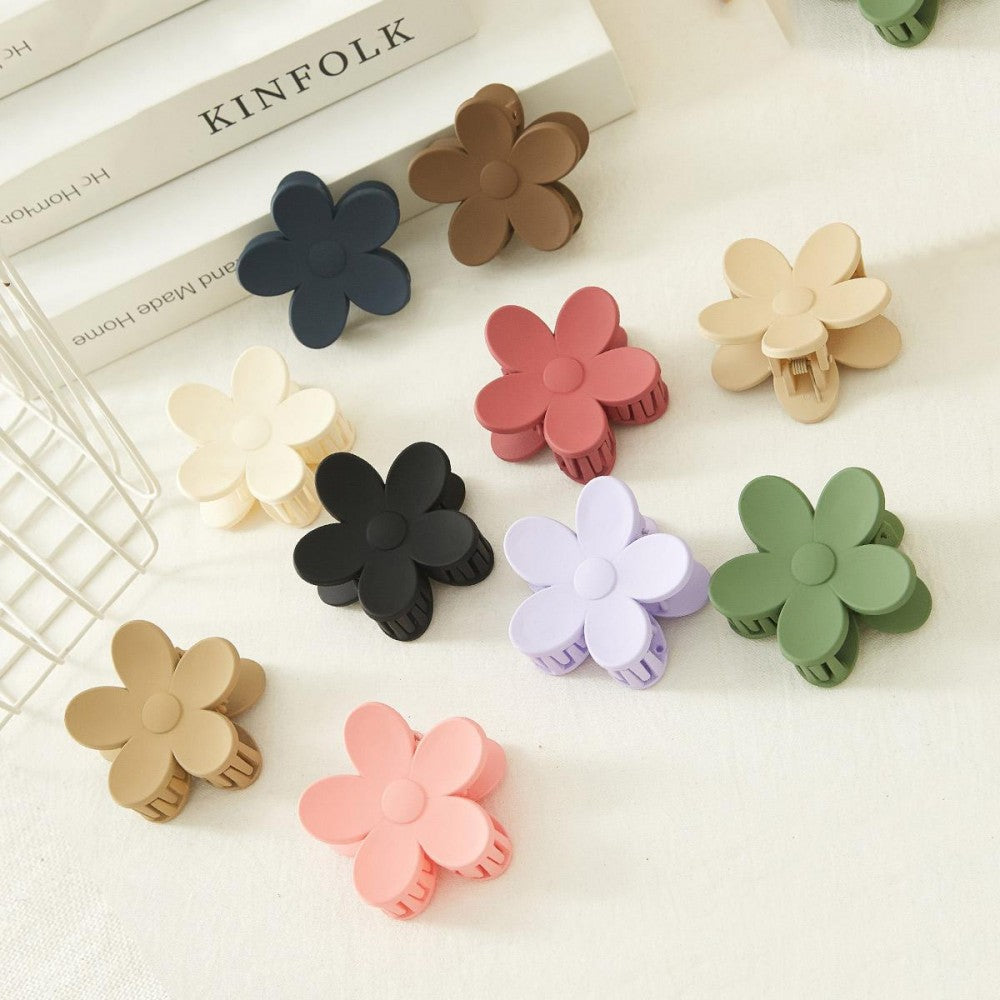 Matte Flower Hair Clip