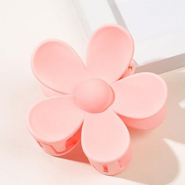 Matte Flower Hair Clip