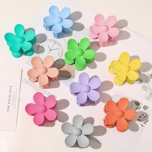 Matte Flower Hair Clip