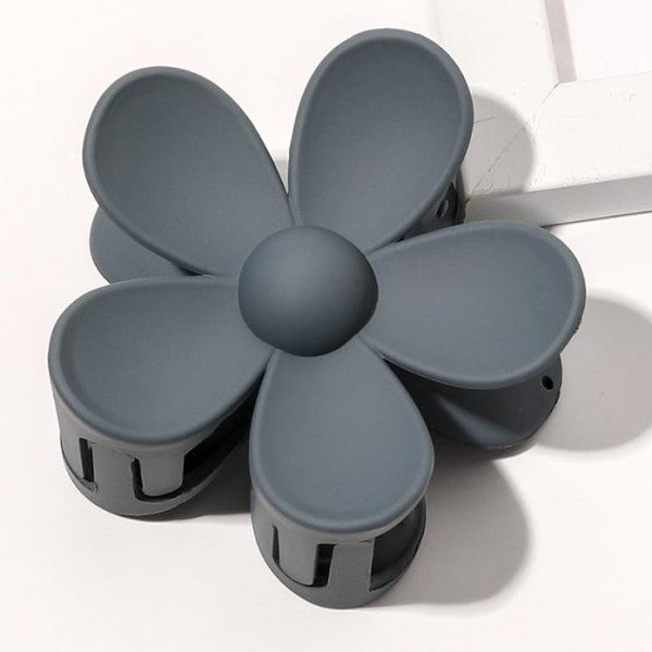 Matte Flower Hair Clip