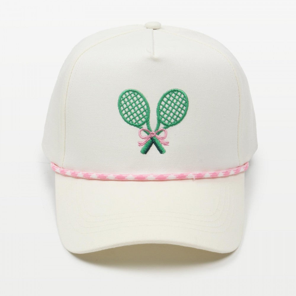 Embroidered Tennis Hat