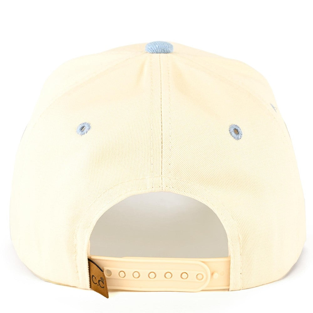 Flower Flag Embroidered Hat