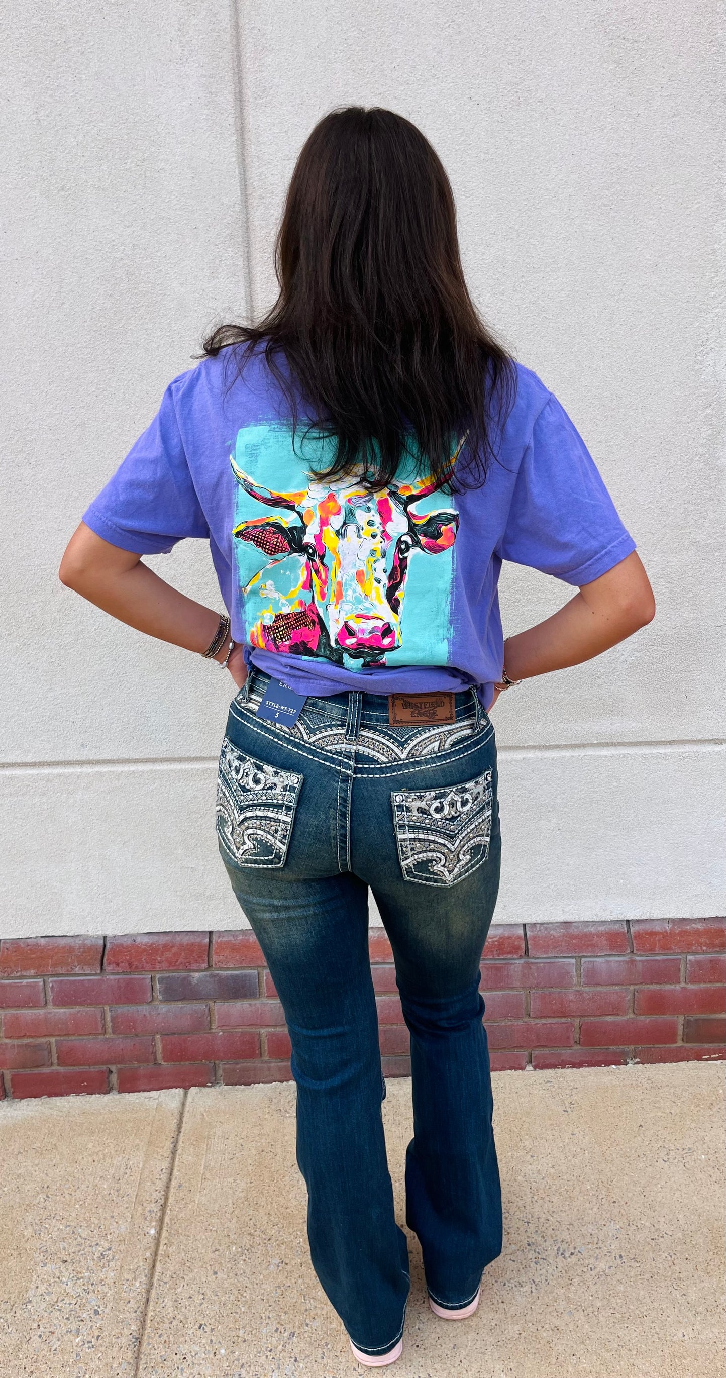 Rhinestone Denim Jeans