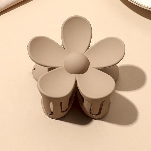 Matte Flower Hair Clip