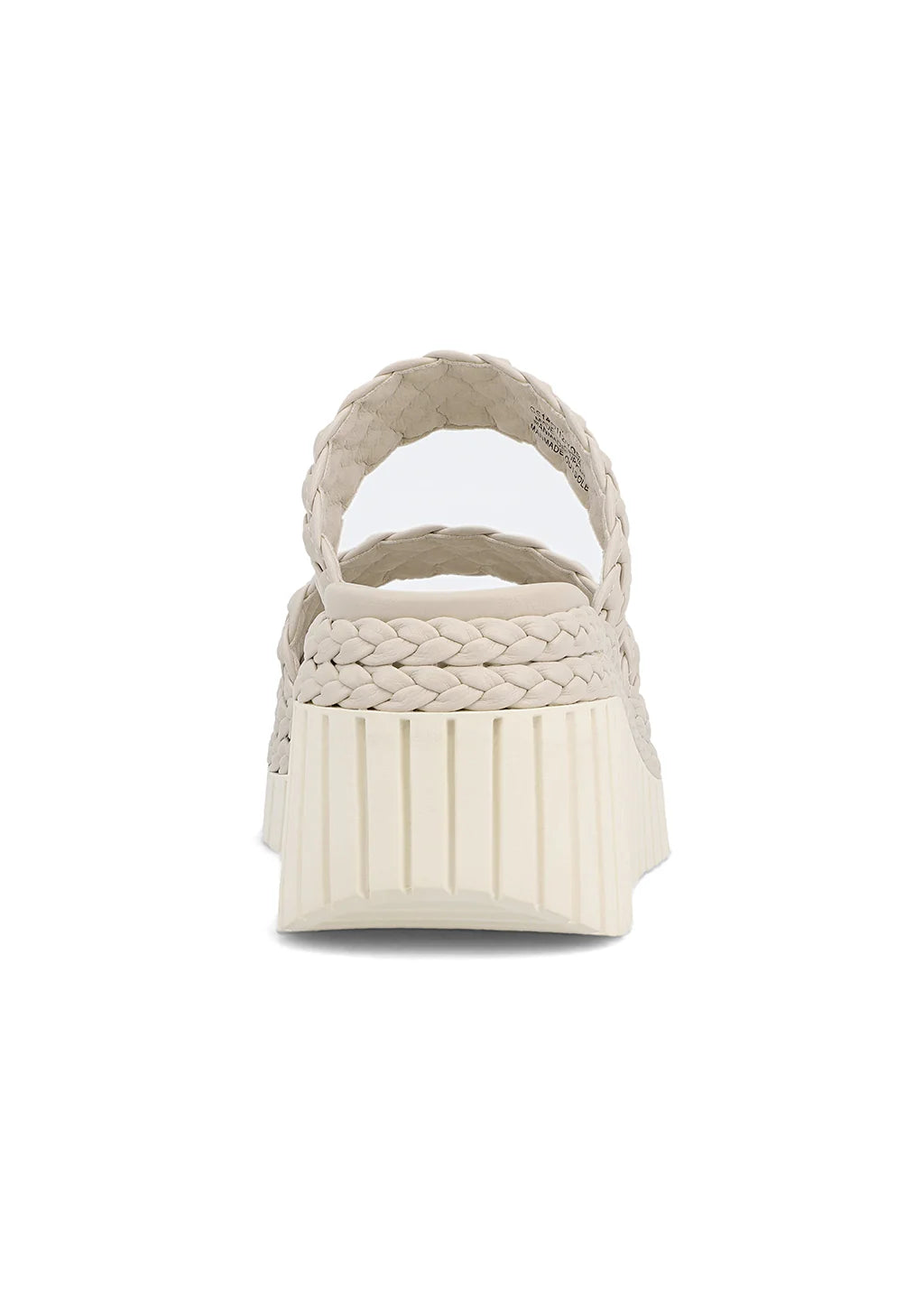 White Braided Sandal