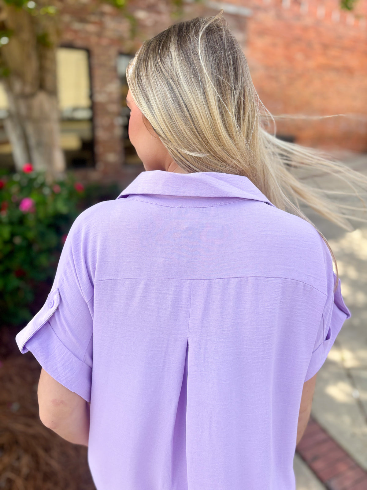 Button Down Mini Dress