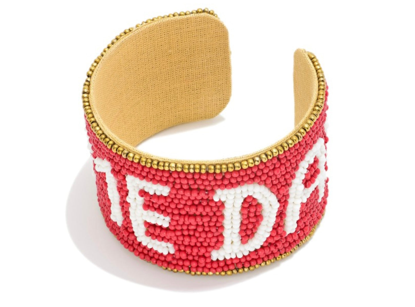 Beaded Game Day Cuff