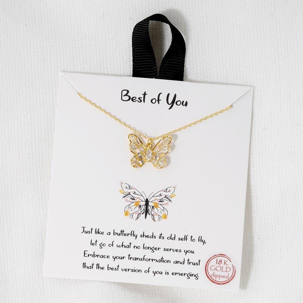 Dainty Butterfly Necklace