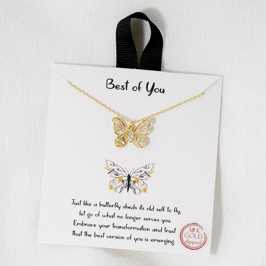 Dainty Butterfly Necklace
