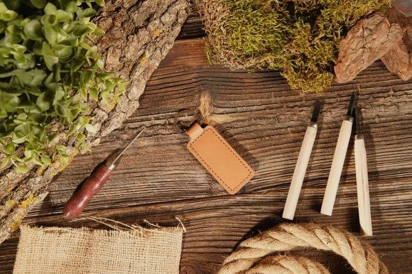 Genuine Leather Keychain