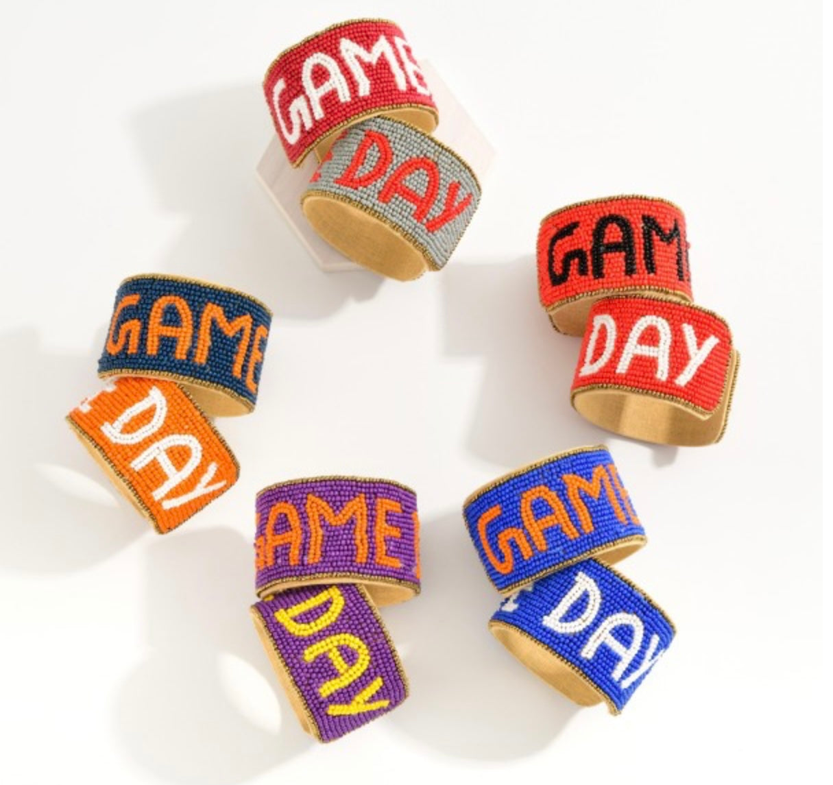 Beaded Game Day Cuff