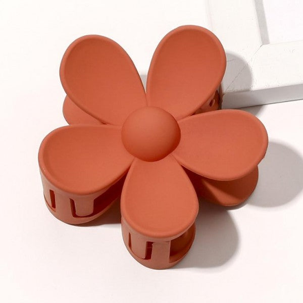 Matte Flower Hair Clip