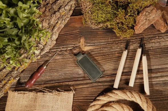 Genuine Leather Keychain