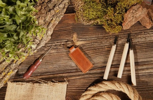 Genuine Leather Keychain