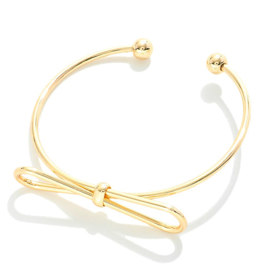Metal Bow Bracelet