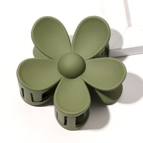 Matte Flower Hair Clip
