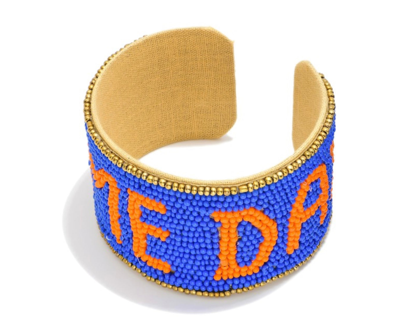 Beaded Game Day Cuff
