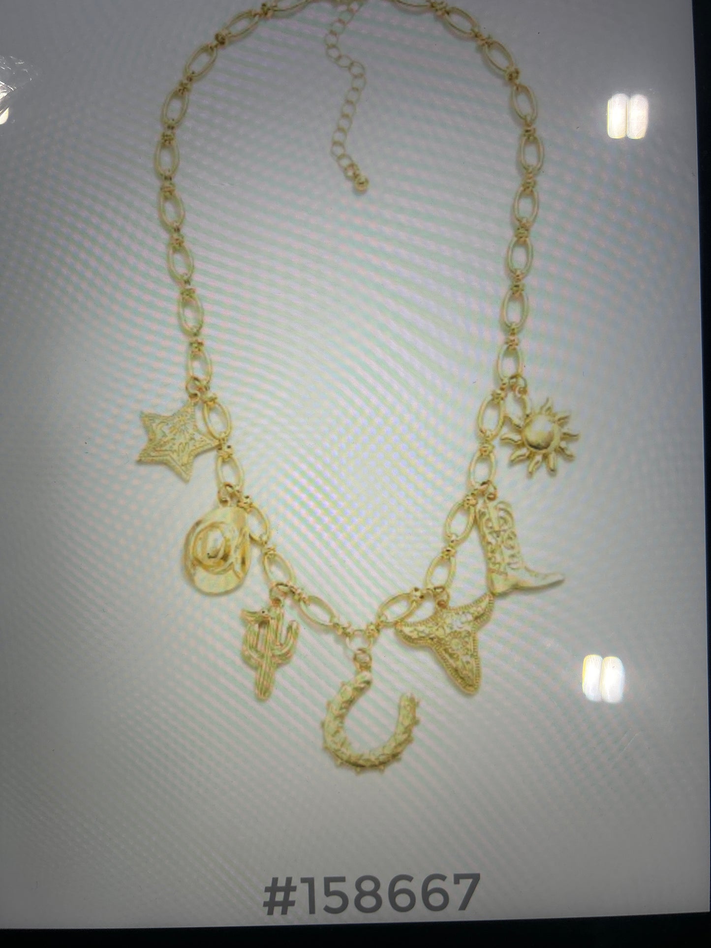 Cowboy Charm Necklace