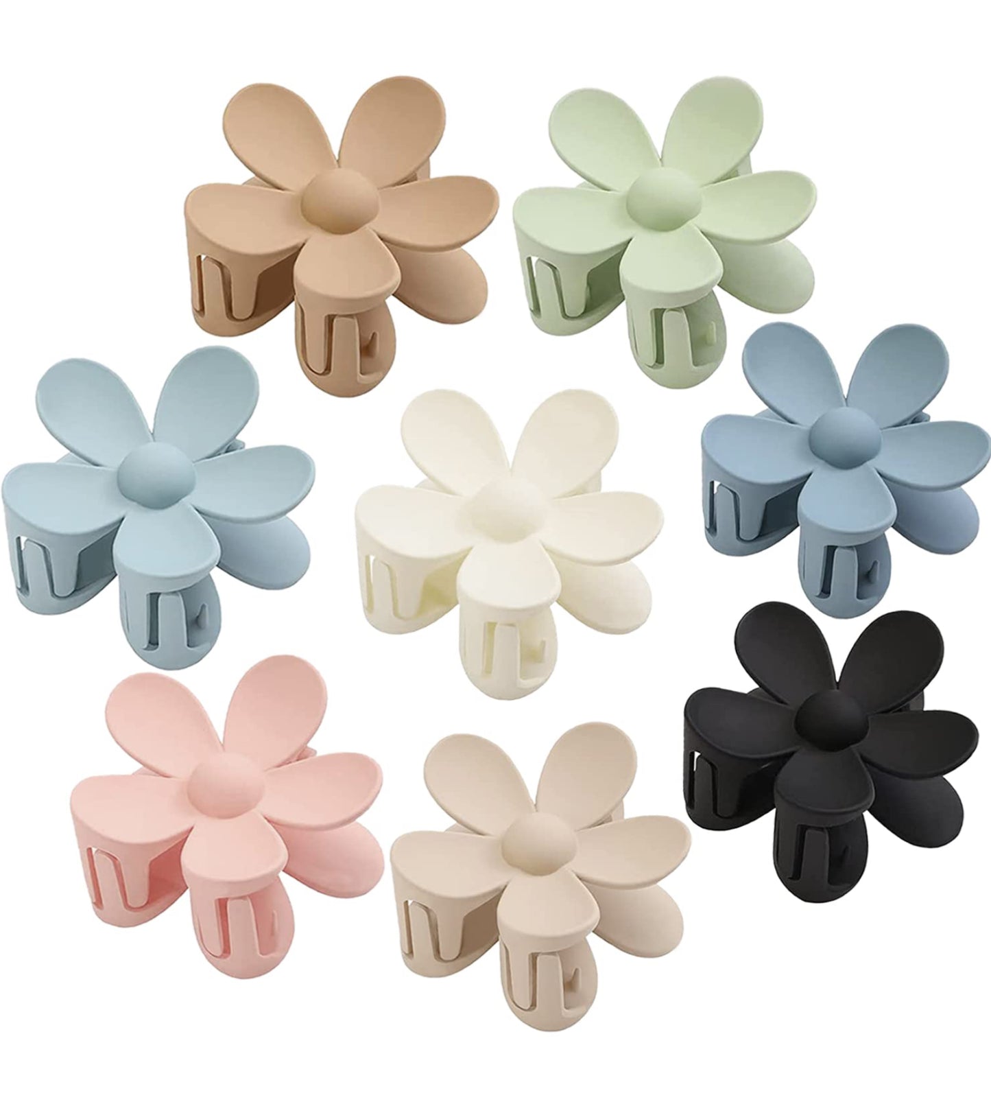 Matte Flower Hair Clip