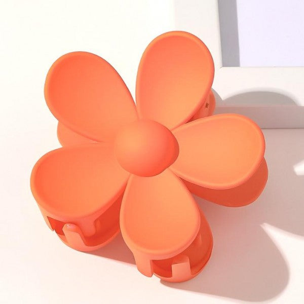 Matte Flower Hair Clip