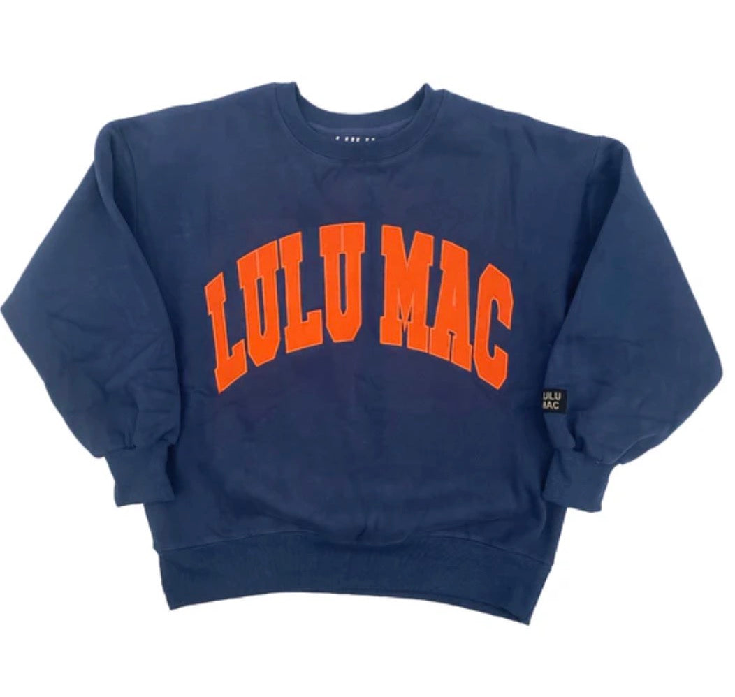 Navy & Orange Sweatshirt