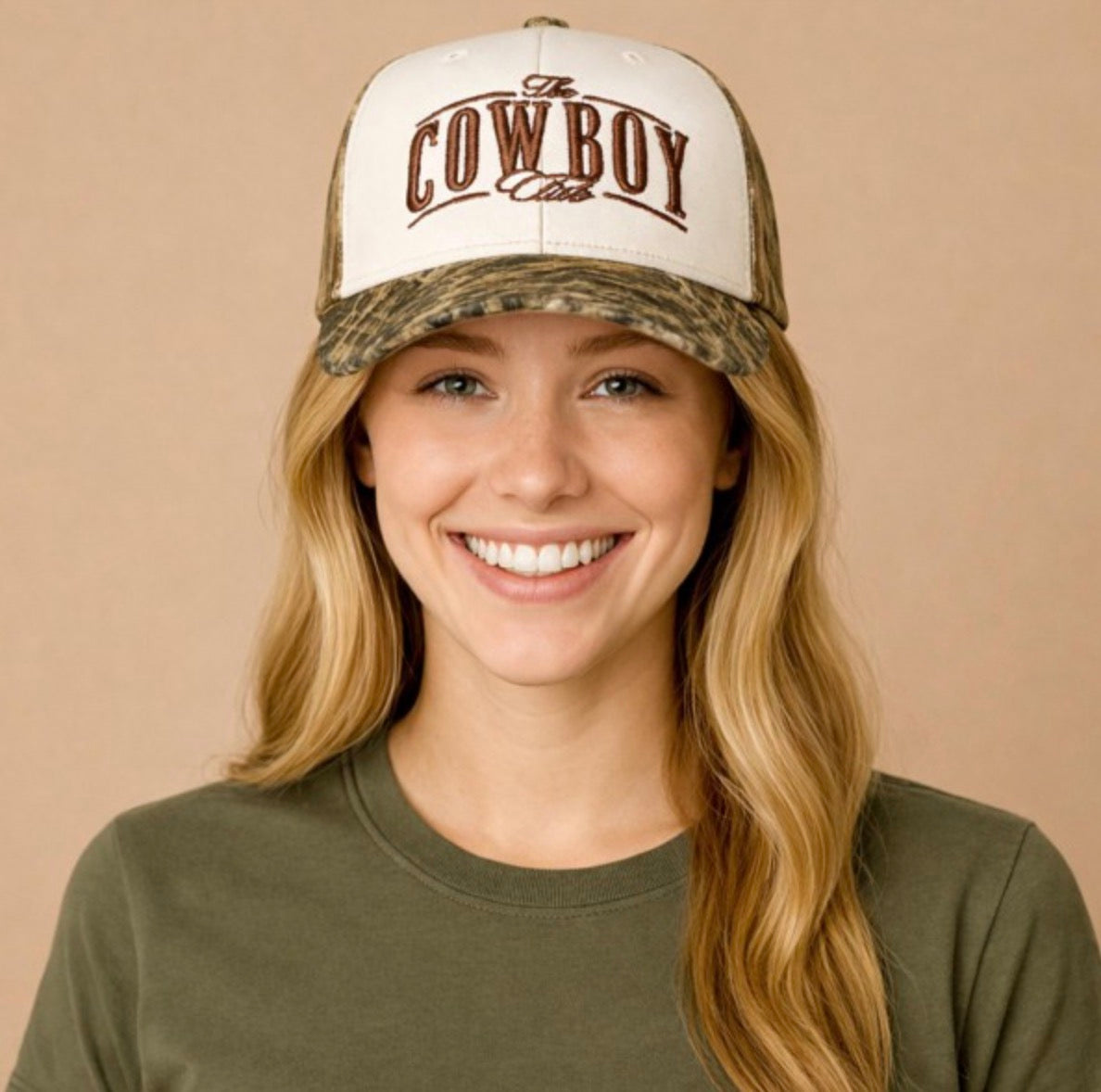 "The Cowboy Club" Camo Cap