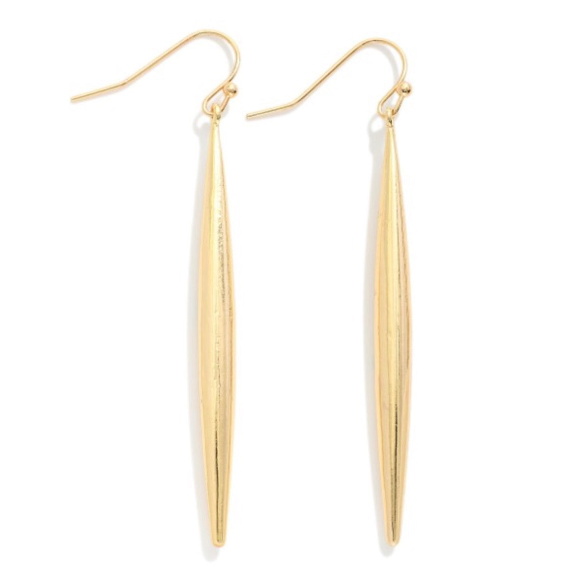 Long Tappered Drop Earrings