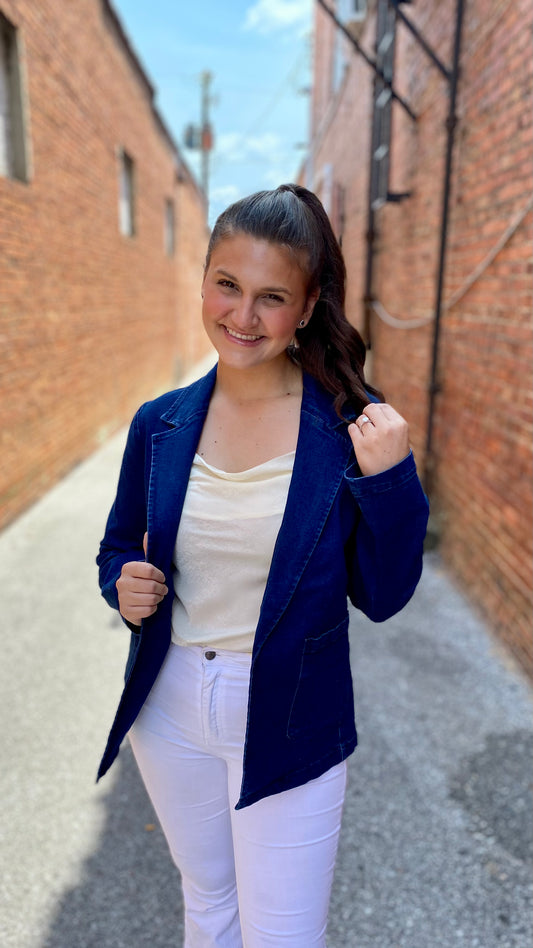 Denim Blazer