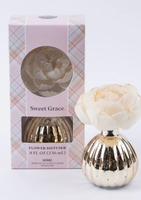 Sweet Grace Gold Flower Diffuser