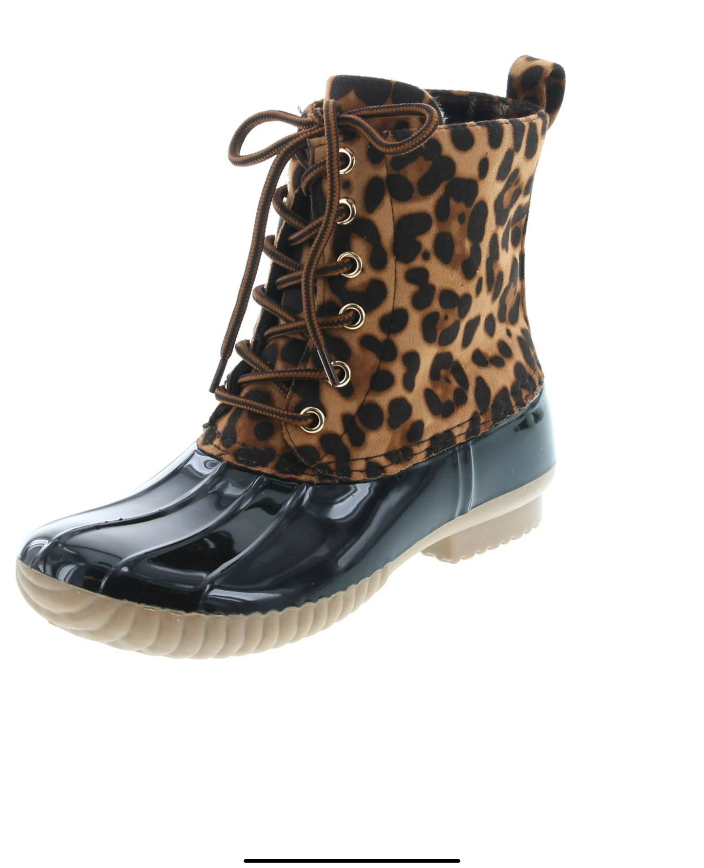 Leopard Duck Boot