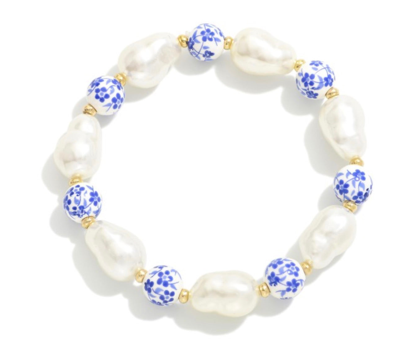 Chinoiserie Pearl Bracelet