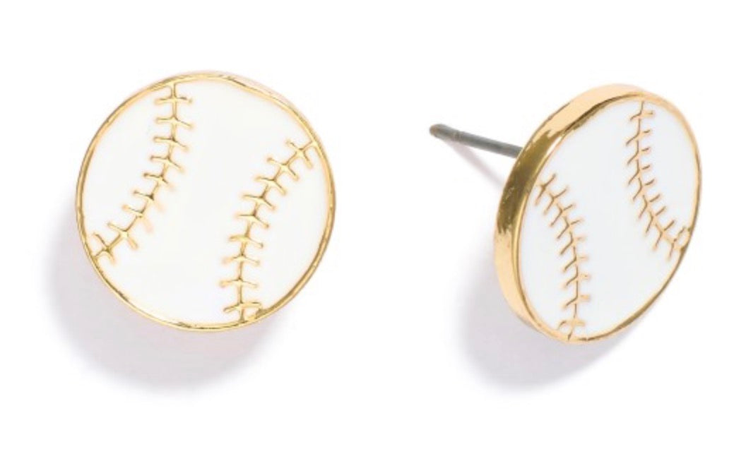 Enamel Baseball Studs
