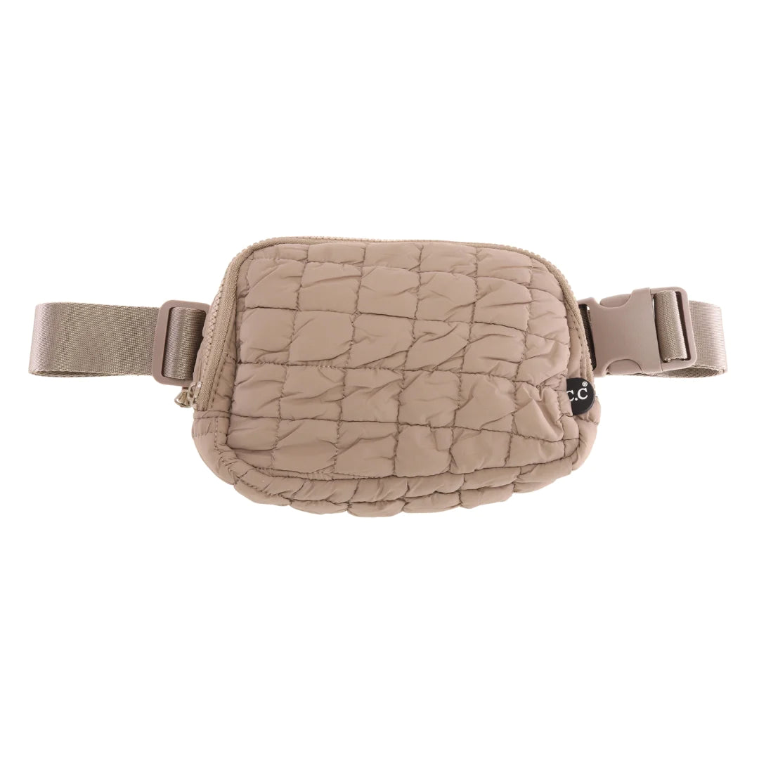 Quilted Puffer C.C. Belt Bag