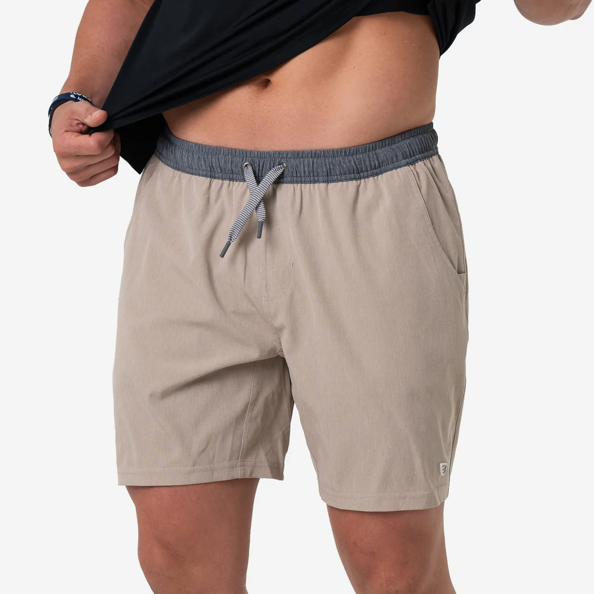 Athletic Short Heather Khaki