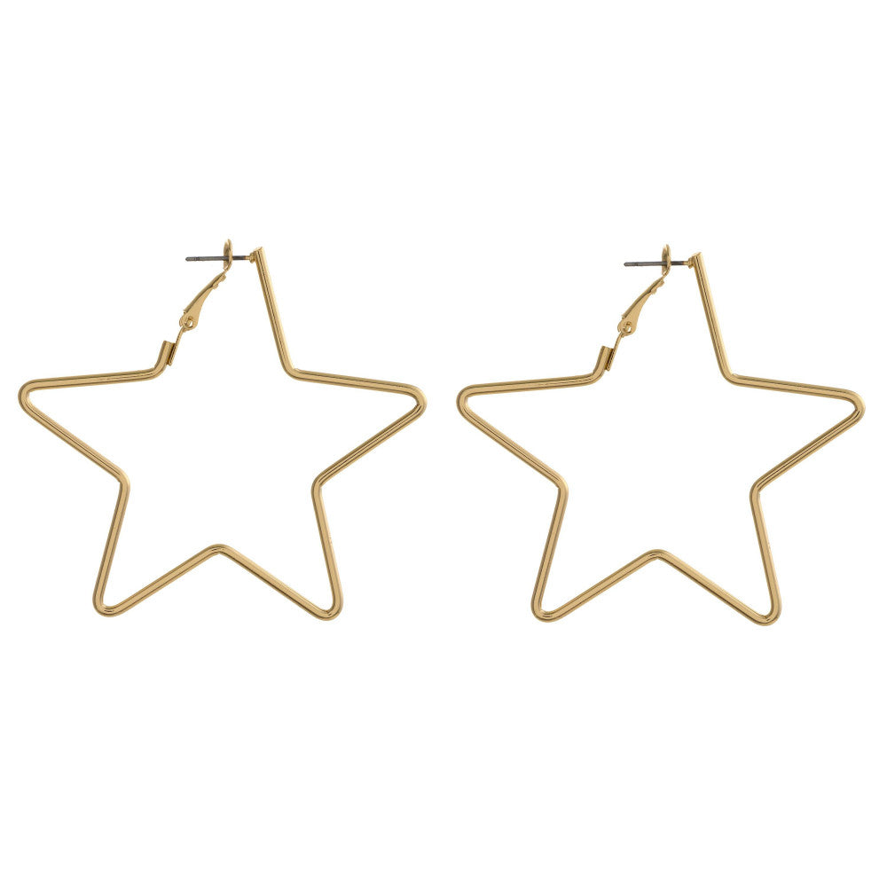 Star Outline Earrings
