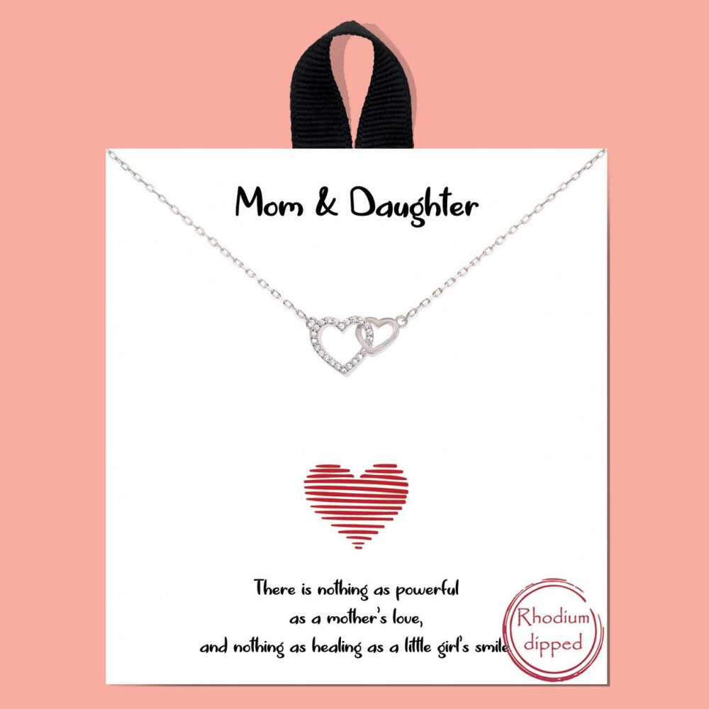 Mom and Daughter Necklace