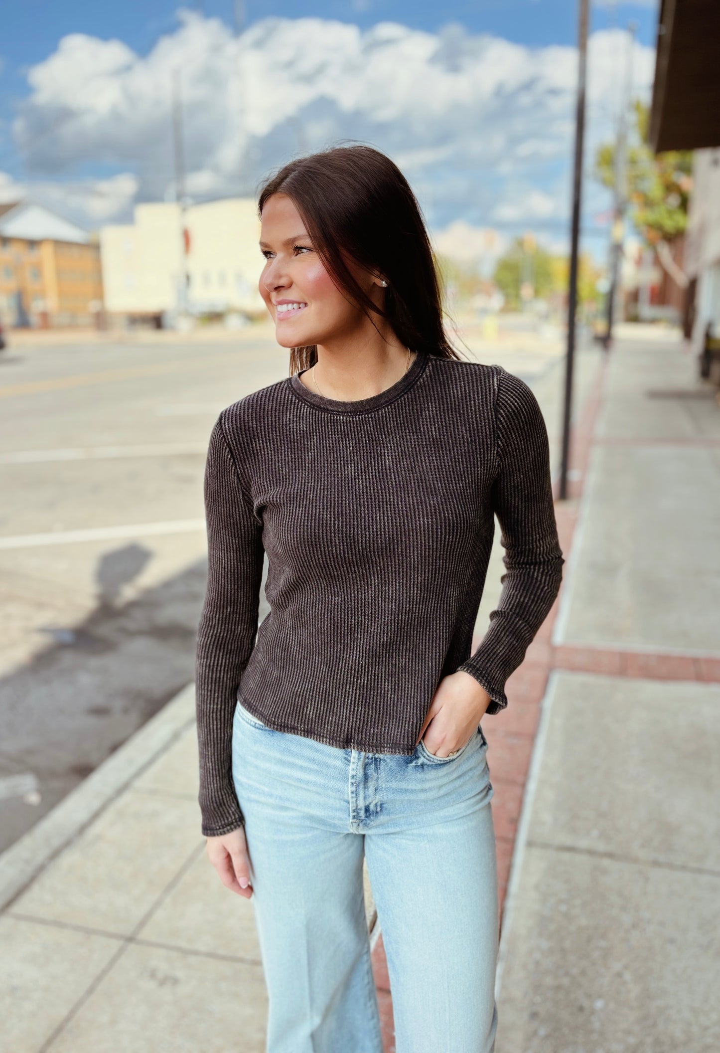 Mineral Wash Long Sleeve