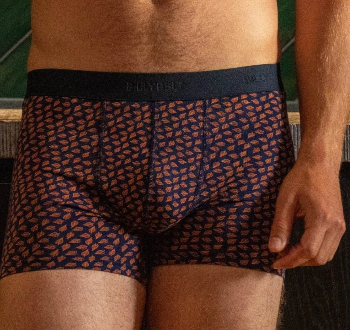COTTON BOXER BRIEF AUTUMN LEAF